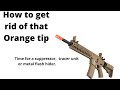 How to remove orange tip on an airsoft gun