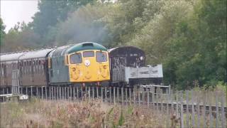 Class 26 26007 Thrash Wansford 2016