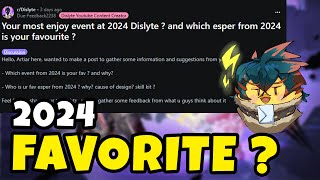 Your Favorite Event and Esper in 2024 ? and Why ? | DISLYTE