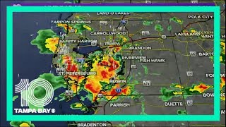 Live radar: Strong storms pop up across Tampa Bay