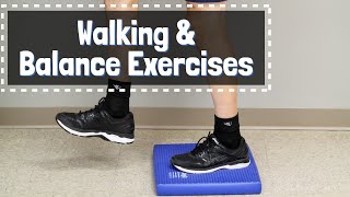 BEST Balance & Walking Exercises to Prevent Falls for Seniors, After Stroke, or Knee/Hip Replacement