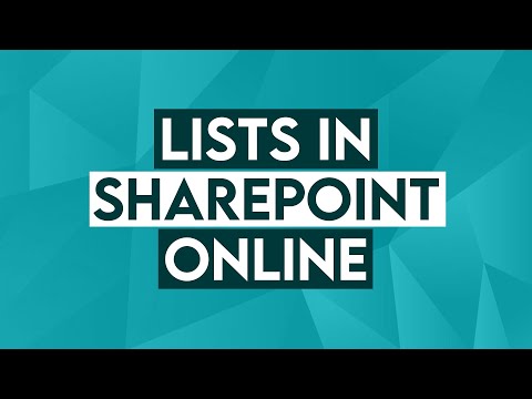 Как использовать списки в Microsoft SharePoint Online — Office 365