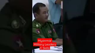 Myanmar Military😂 Leaders E skilss