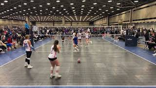 APV 18 National Black vs Dallas Skyline 18 Black, AVC Qualifier 2-1-25, Match 5 Set 2