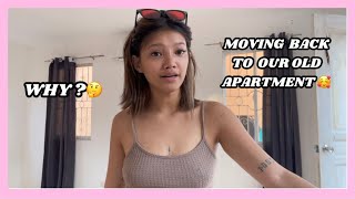 MOVING BACK TO OUR OLD APARTMENT 🥰🎀 | Erica Ahern