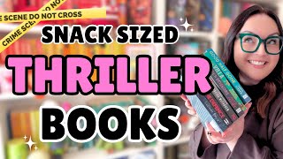 15 Short THRILLER Books You Can Read In One Sitting (Under 300 Pages) 📚🖤✨