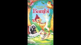 Closing to Bambi UK VHS...