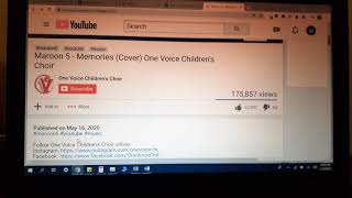 Maroon 5 - "Memories" (Cover) One Voice Children's Choir