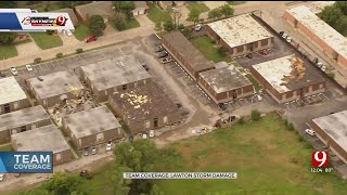 News 9 Surveys Damage In Lawton Caused By Severe Weather Outbreak