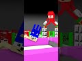 CARGO SKATES RUN CHALLENGE 4 with Sonic Vs Knuckles - Minecraft Animation #shorts