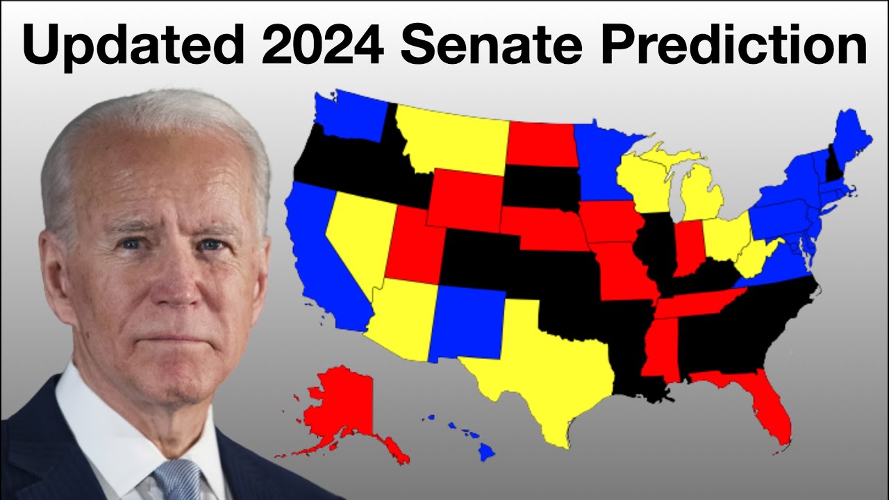 UPDATED 2024 Senate Map Prediction (March 2023) - YouTube