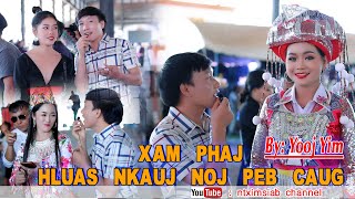 Interview the hmong girls in hmong new year2023/xam phaj hluas nkauj noj peb caug2023/hluasnkauj2023