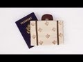 How To Sew A Suitcase Passport Cover