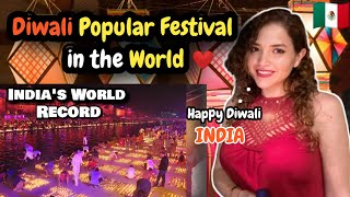 Diwali Most Popular Festival in the world | Reaction | Mexican girl