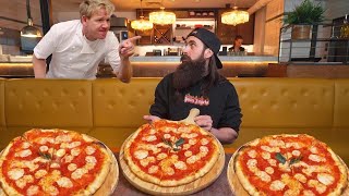 TRYING TO BEAT THE SLICE RECORD AT GORDON RAMSAY'S BOTTOMLESS PIZZA RESTAURANT!