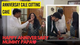 Happy Anniversary Mummy Papa😍❤️🧿 | Anniversary Cake Cutting 🎂 | 26th November Mummy Papa Ka Din❤️