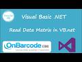 How to scan, read Data Matrix 2d barcodes using OnBarcode VB.NET Data Matrix Barcode Reader library