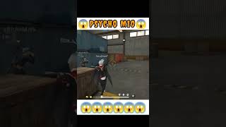 Aimbot 🎯 Psycho M10 😱 #shorts #freefire #headshot #trending