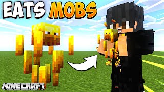 Minecraft But I Can EAT MOBS...