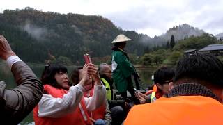 20181027 「霧幻峡の渡し」就像唯美的山水畫