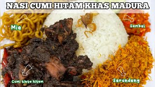 RESEP NASI CUMI HITAM KHAS MADURA ALA PAK KRIS