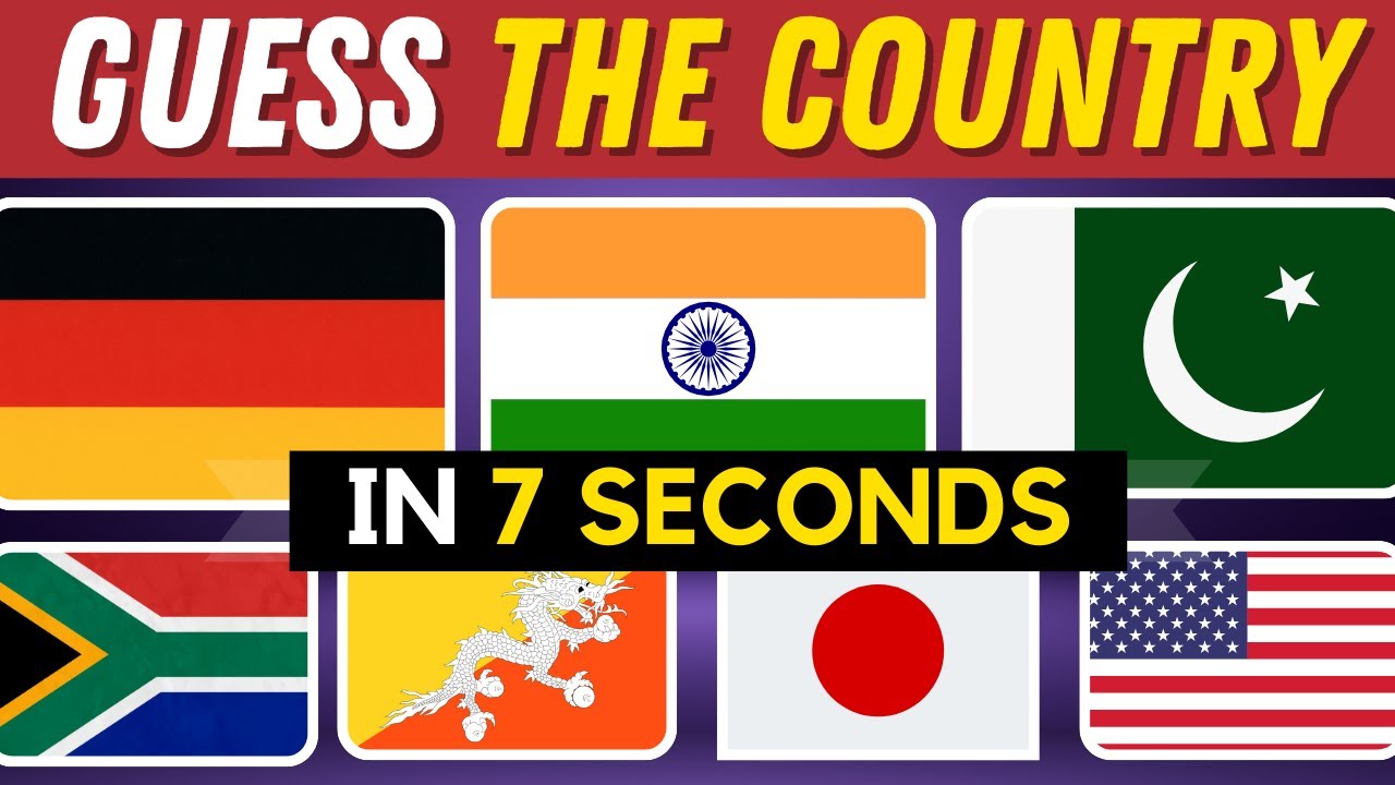 Guess The Country By The Flag 🌍 | Easy, Medium, Hard, And Impossible ...