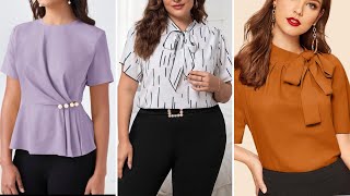 #BLUSAS CASUALES ELEGANTES Y MUY BONITAS, /MODELOS QUE TE GUSTARÁN!!👚