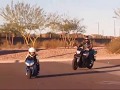 Motorcycle (2008 Suzuki B-King versus Pocket Bike )(JKR Racing)