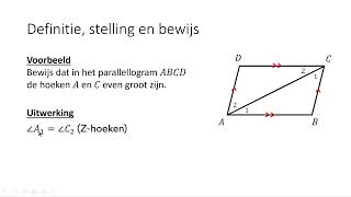 Definitie, stelling en bewijs (3 VWO)