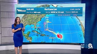 Hurricane Lee forecast, morning of Sept. 8, 2023