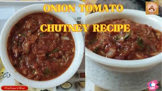 Onion Tomato Chutney Recipe| ਟਮਾਟਰ ਤੇ ਪਿਆਜ਼ ਦੀ ਮਜੇਦਾਰ ਚਟਨੀ| Roasted Tomato Chutney|