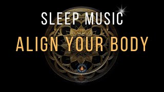 Align Your Body with 7 Chakras Healing Solfeggio Frequencies 🌙 Black Screen Sleep Music