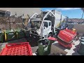 jj richards front loader bin truck mindarie marina