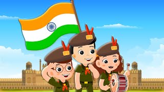 Nanha Munna Rahi Hoon I Hindi Rhymes I 26 January Song | Republic Day Kids Special | Miniminis Kids