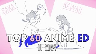 My Top 60 Anime Endings 2024