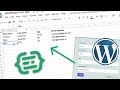 Generate HTML form that submits data from your WordPress site to Google Sheets