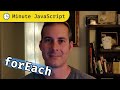 Minute JavaScript - Array's forEach