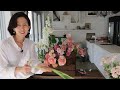 플라워레슨 385 5월의 정원 나무박스 장식 flower lesson 385 garden on may in a wood box