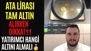 Ata Lirası Alırken Dikkat‼️Tam Altın Alırken Dikkat‼️Ata Lirası İçin Uyarıyorum‼️Sahte Ata Lirası