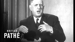 De Gaulle Speaks On Algeria (1960)