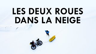 Les Deux Roues Dans La Neige