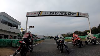 21.11.21　堺カートランド　オールジャパンミニバイクレース　ＳＰ１２ 決勝