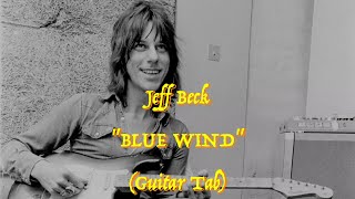 Jeff Beck - “Blue Wind” - Guitar Tab ♬