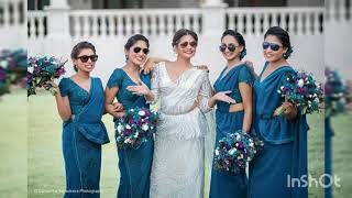 Bridesmaid Saree Designs