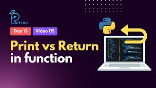 13.5 - Print vs Return in Function | Python Bangla Tutorial