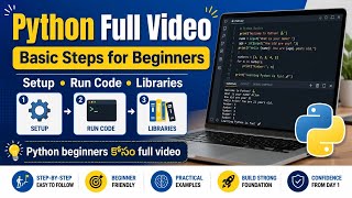 Python Start Cheyyandi Today! 🚀 IDE Setup & Your First Python Program in Telugu