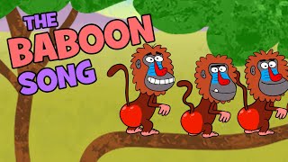 Baboon Song - monkey song bum dance for kids | Hooray Kids Songs & Nursery Rhymes - funny kids song