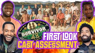 Survivor 48 First Look Cast Assessment (w. Wendell Holland, James Jones, and Tevin Davis)