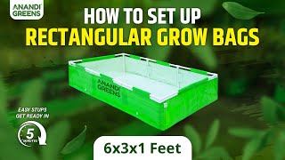 How to Set up Anandi Greens HDPE Grow Bags 6x3x1 | Simple Steps to set up your Grow Bag