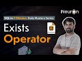 Exist Operator in SQL | SQL Tutorial